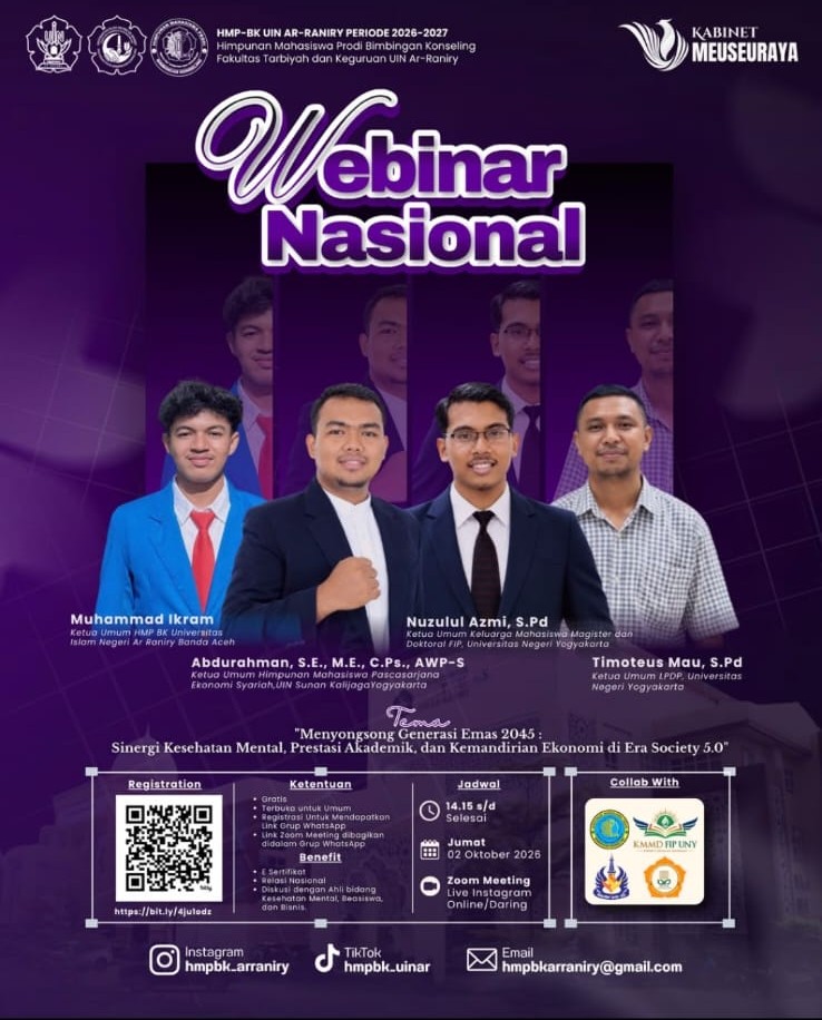 Dosen Prodi Bimbingan Konseling Mengikuti Acara Webinar Nasional 2026